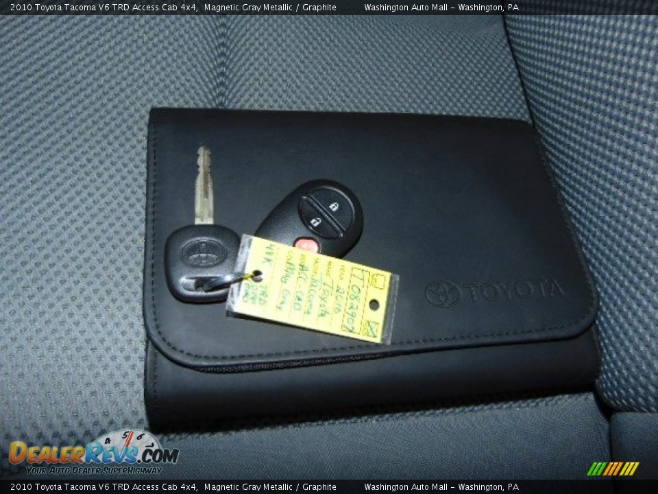 2010 Toyota Tacoma V6 TRD Access Cab 4x4 Magnetic Gray Metallic / Graphite Photo #18
