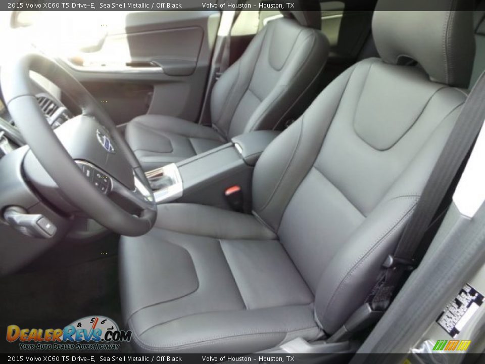 2015 Volvo XC60 T5 Drive-E Sea Shell Metallic / Off Black Photo #10