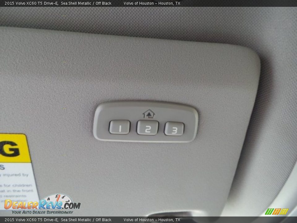 2015 Volvo XC60 T5 Drive-E Sea Shell Metallic / Off Black Photo #15