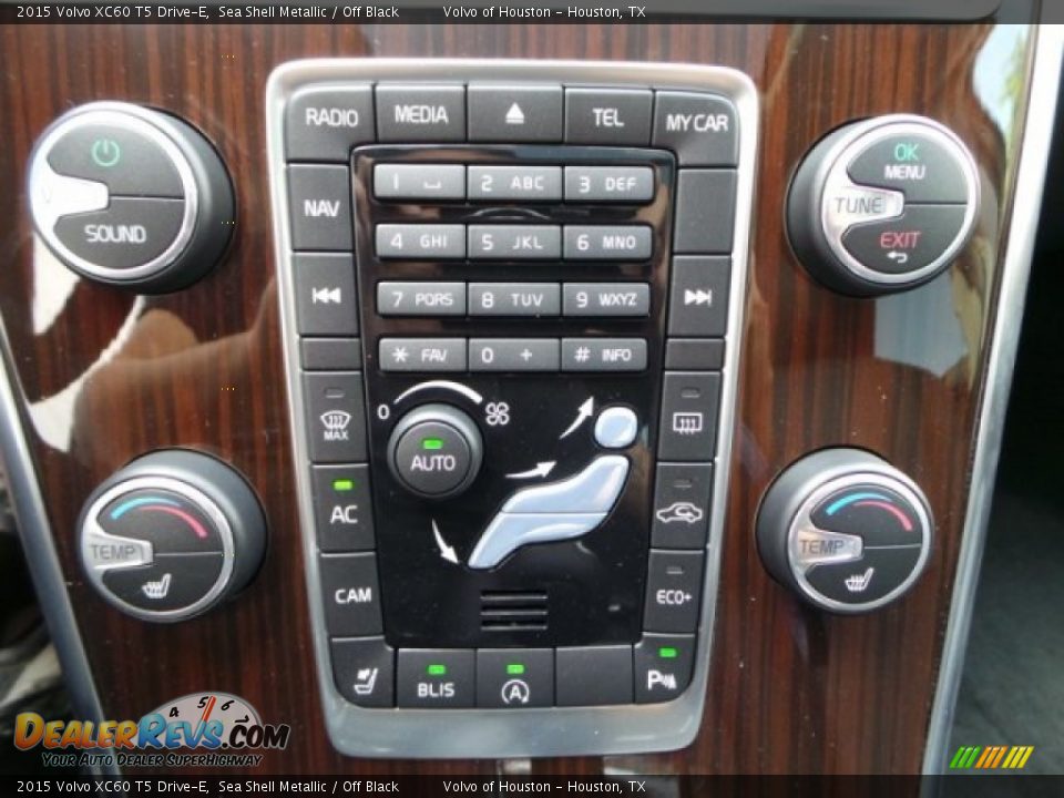 2015 Volvo XC60 T5 Drive-E Sea Shell Metallic / Off Black Photo #19