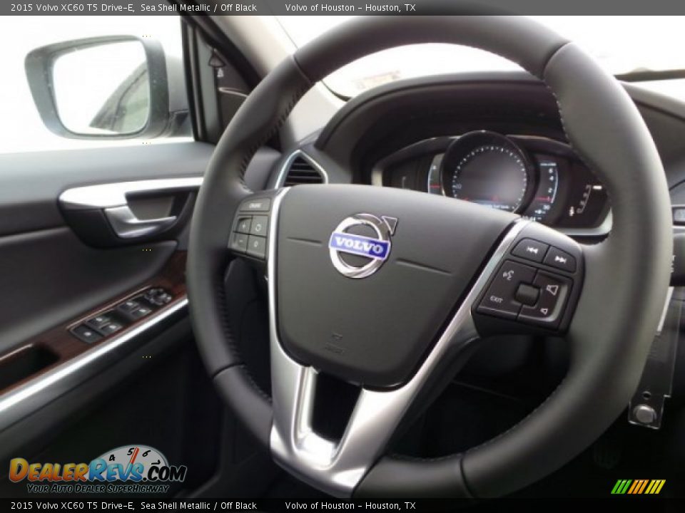 2015 Volvo XC60 T5 Drive-E Sea Shell Metallic / Off Black Photo #25