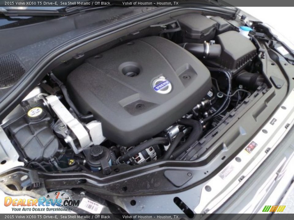 2015 Volvo XC60 T5 Drive-E Sea Shell Metallic / Off Black Photo #28