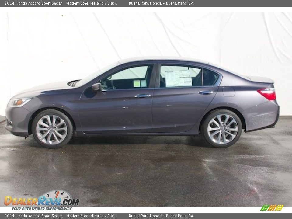 2014 Honda Accord Sport Sedan Modern Steel Metallic / Black Photo #4