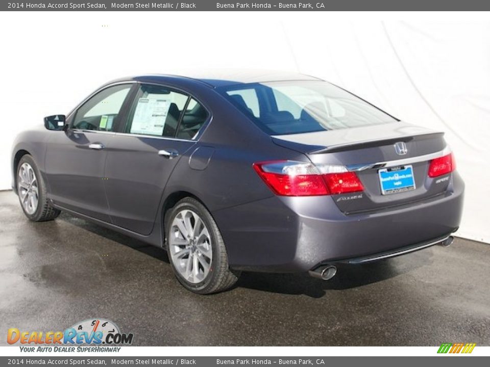 2014 Honda Accord Sport Sedan Modern Steel Metallic / Black Photo #5