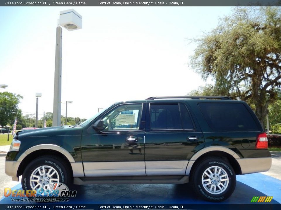 Green Gem 2014 Ford Expedition XLT Photo #2