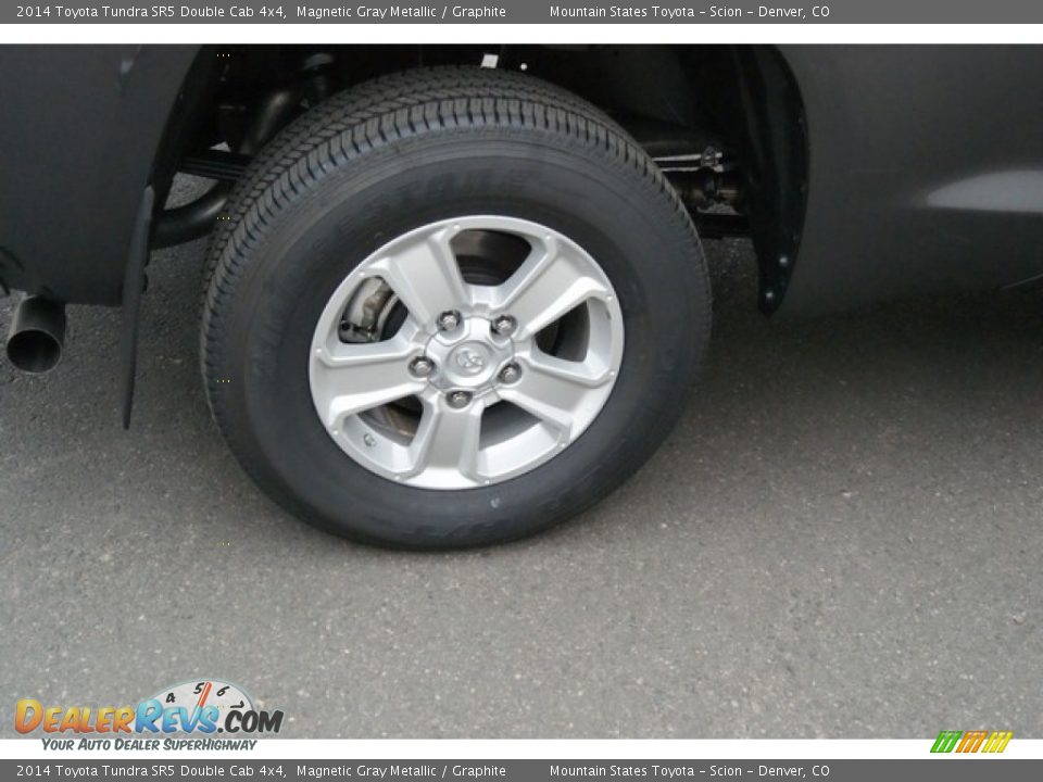 2014 Toyota Tundra SR5 Double Cab 4x4 Magnetic Gray Metallic / Graphite Photo #9