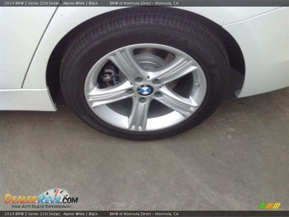 2014 BMW 3 Series 320i Sedan Alpine White / Black Photo #4