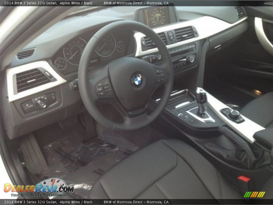 2014 BMW 3 Series 320i Sedan Alpine White / Black Photo #6