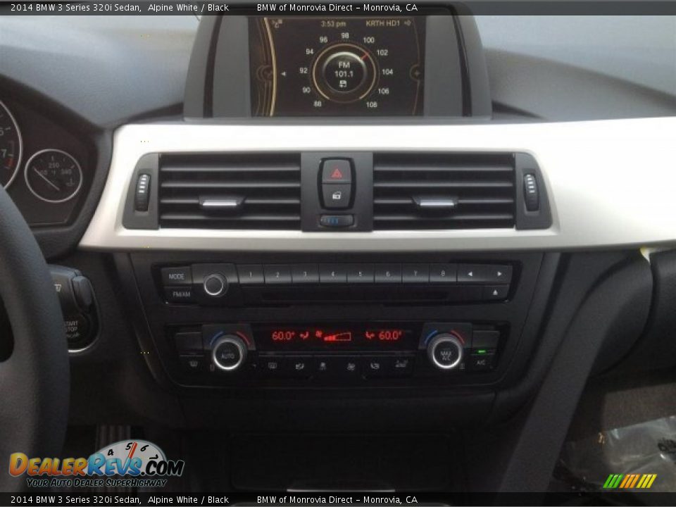 2014 BMW 3 Series 320i Sedan Alpine White / Black Photo #8