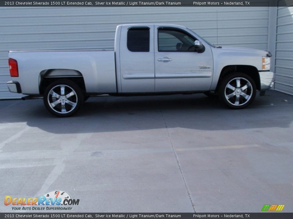2013 Chevrolet Silverado 1500 LT Extended Cab Silver Ice Metallic / Light Titanium/Dark Titanium Photo #3