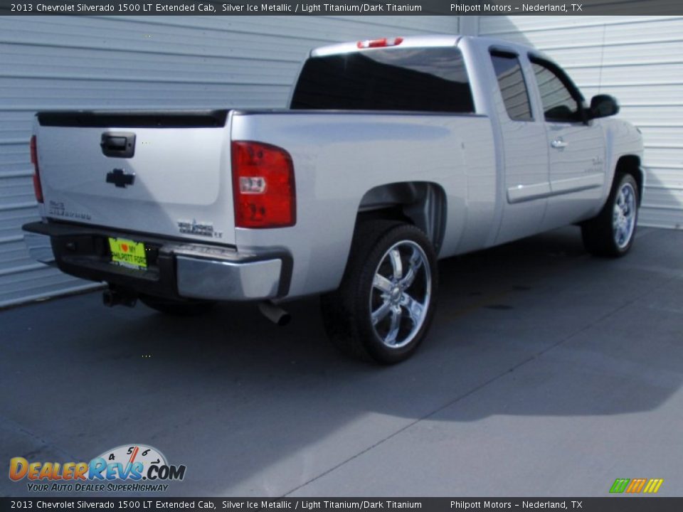 2013 Chevrolet Silverado 1500 LT Extended Cab Silver Ice Metallic / Light Titanium/Dark Titanium Photo #4