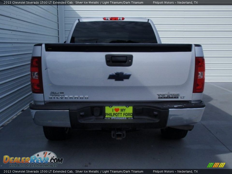 2013 Chevrolet Silverado 1500 LT Extended Cab Silver Ice Metallic / Light Titanium/Dark Titanium Photo #5