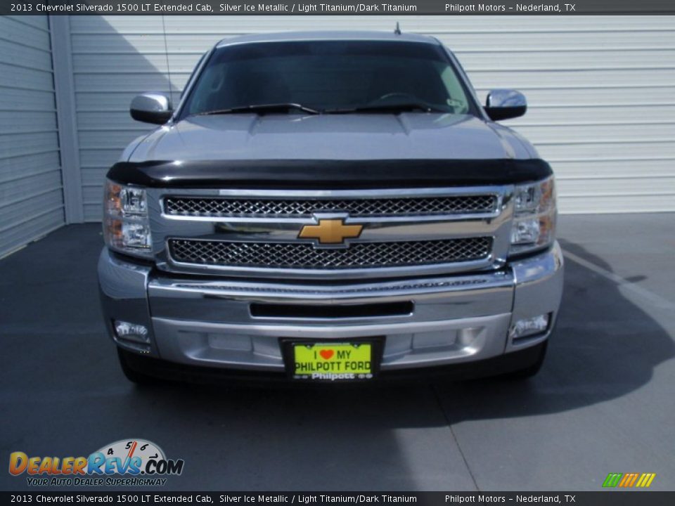 2013 Chevrolet Silverado 1500 LT Extended Cab Silver Ice Metallic / Light Titanium/Dark Titanium Photo #8