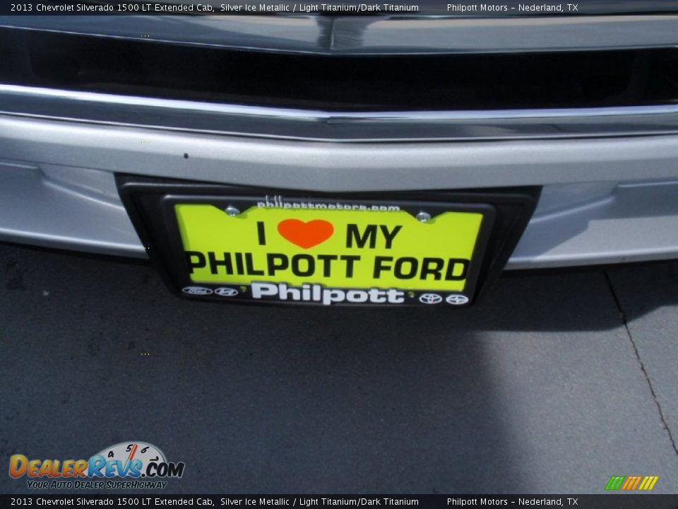 2013 Chevrolet Silverado 1500 LT Extended Cab Silver Ice Metallic / Light Titanium/Dark Titanium Photo #9