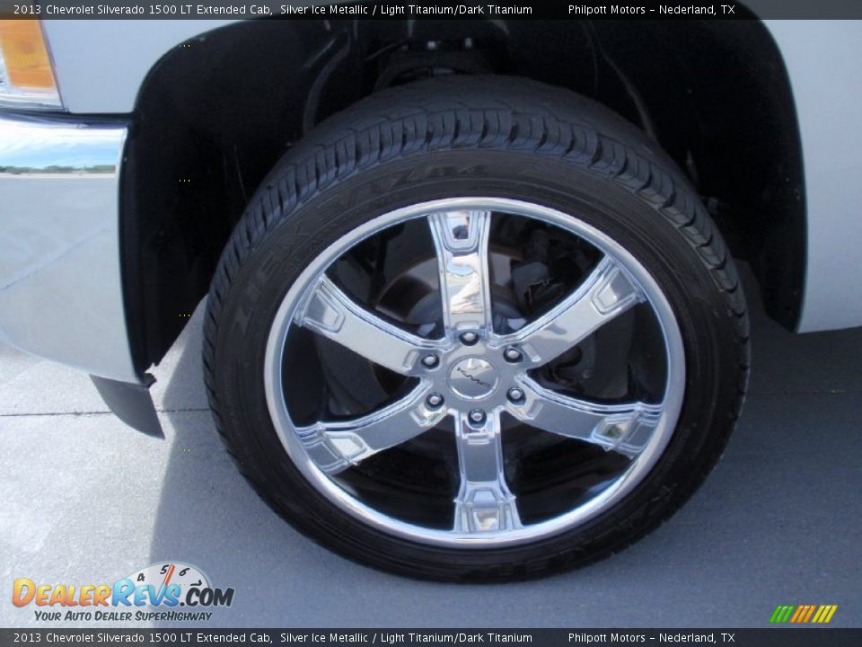 2013 Chevrolet Silverado 1500 LT Extended Cab Silver Ice Metallic / Light Titanium/Dark Titanium Photo #13