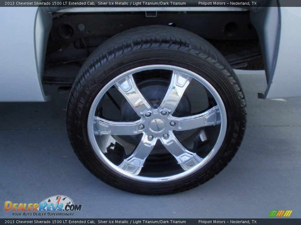 2013 Chevrolet Silverado 1500 LT Extended Cab Silver Ice Metallic / Light Titanium/Dark Titanium Photo #14
