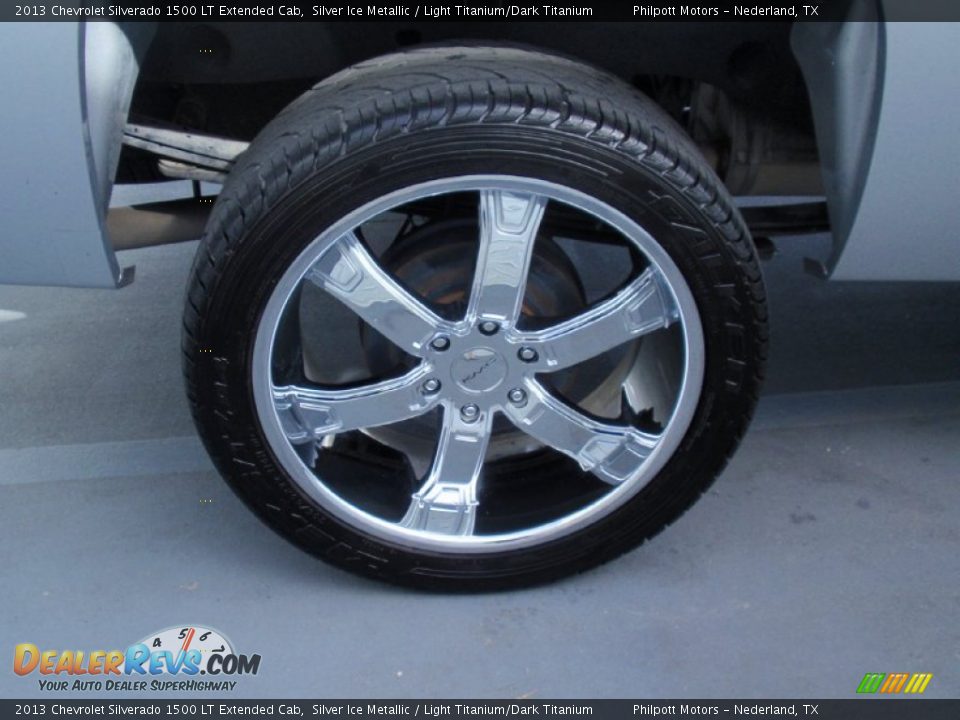 2013 Chevrolet Silverado 1500 LT Extended Cab Silver Ice Metallic / Light Titanium/Dark Titanium Photo #15