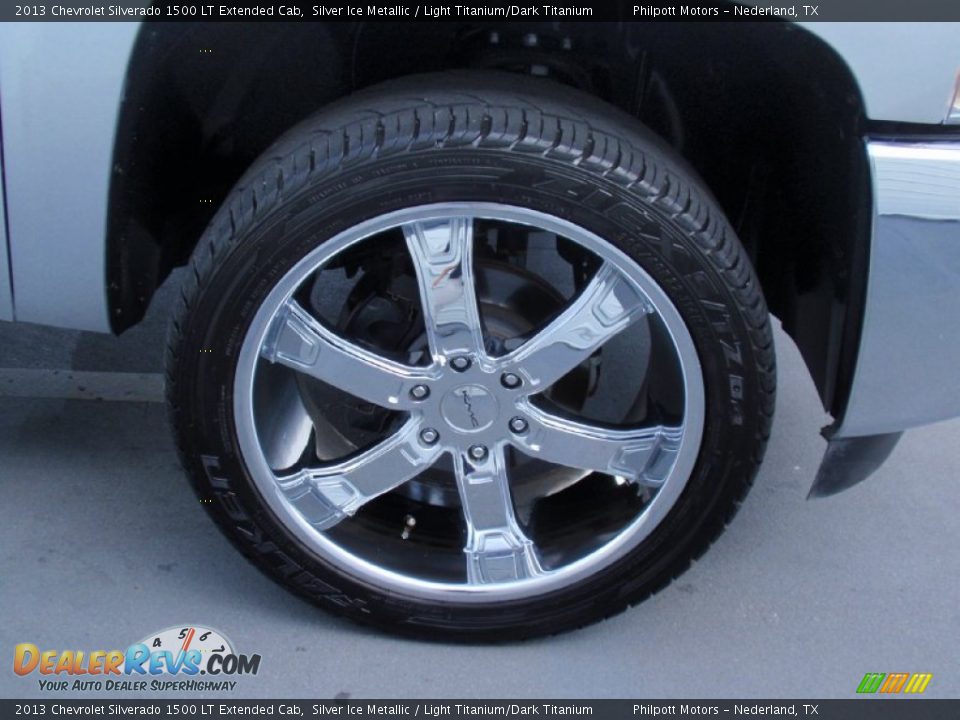 2013 Chevrolet Silverado 1500 LT Extended Cab Silver Ice Metallic / Light Titanium/Dark Titanium Photo #16