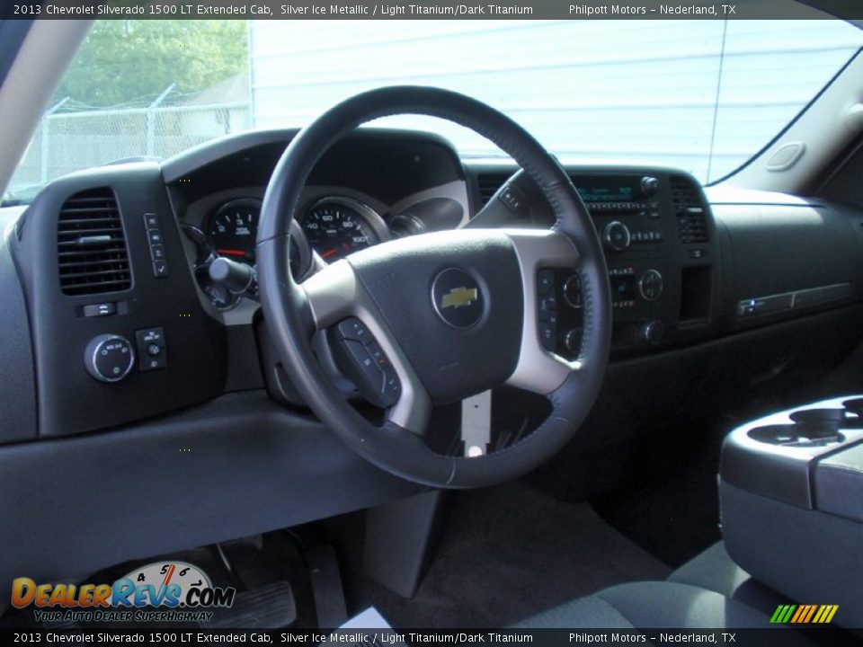 2013 Chevrolet Silverado 1500 LT Extended Cab Silver Ice Metallic / Light Titanium/Dark Titanium Photo #35
