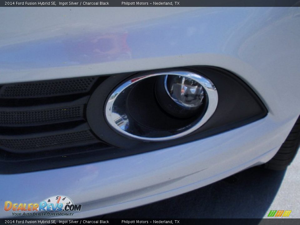 2014 Ford Fusion Hybrid SE Ingot Silver / Charcoal Black Photo #10