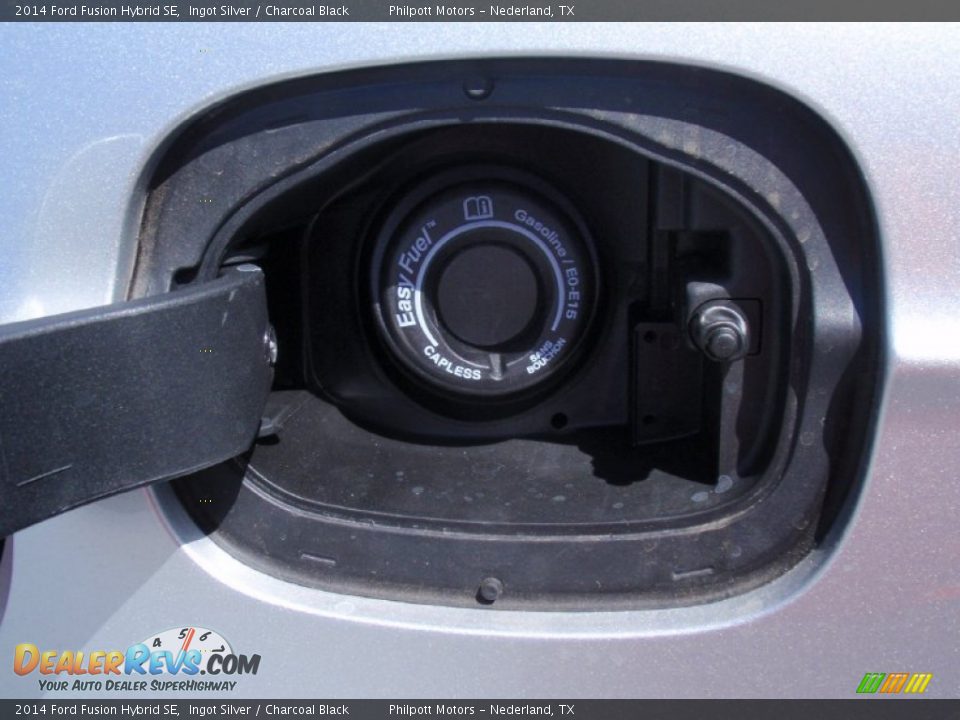 2014 Ford Fusion Hybrid SE Ingot Silver / Charcoal Black Photo #14