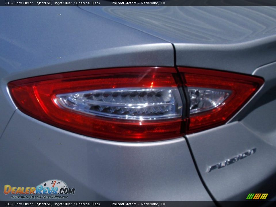 2014 Ford Fusion Hybrid SE Ingot Silver / Charcoal Black Photo #15