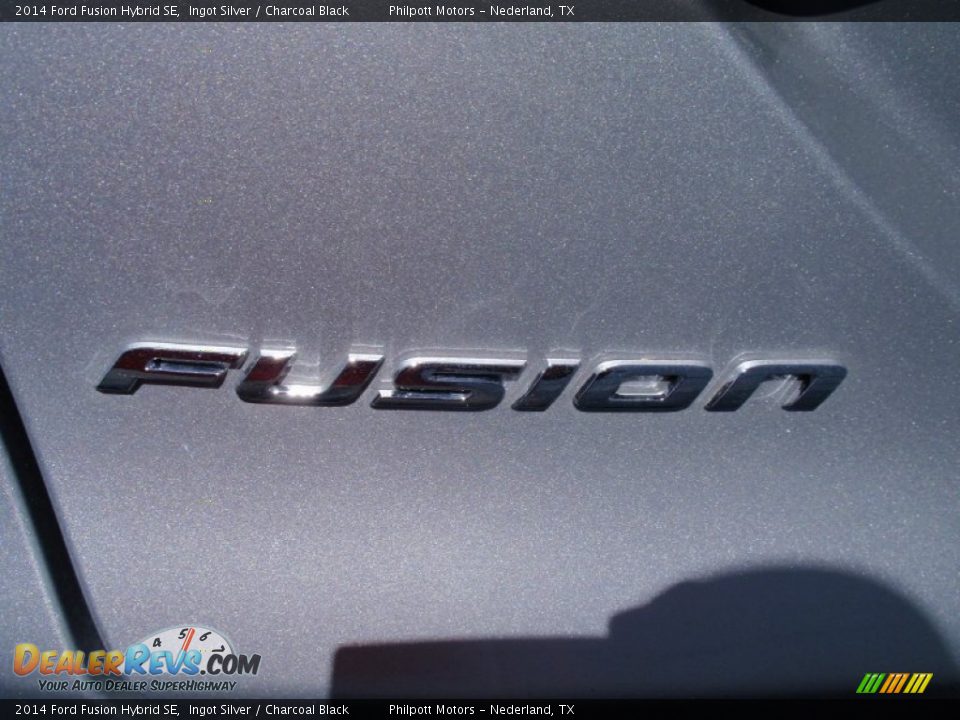 2014 Ford Fusion Hybrid SE Ingot Silver / Charcoal Black Photo #16