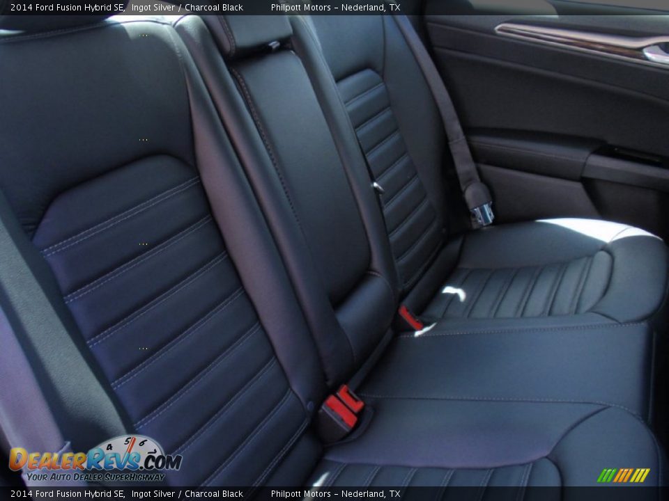 2014 Ford Fusion Hybrid SE Ingot Silver / Charcoal Black Photo #23
