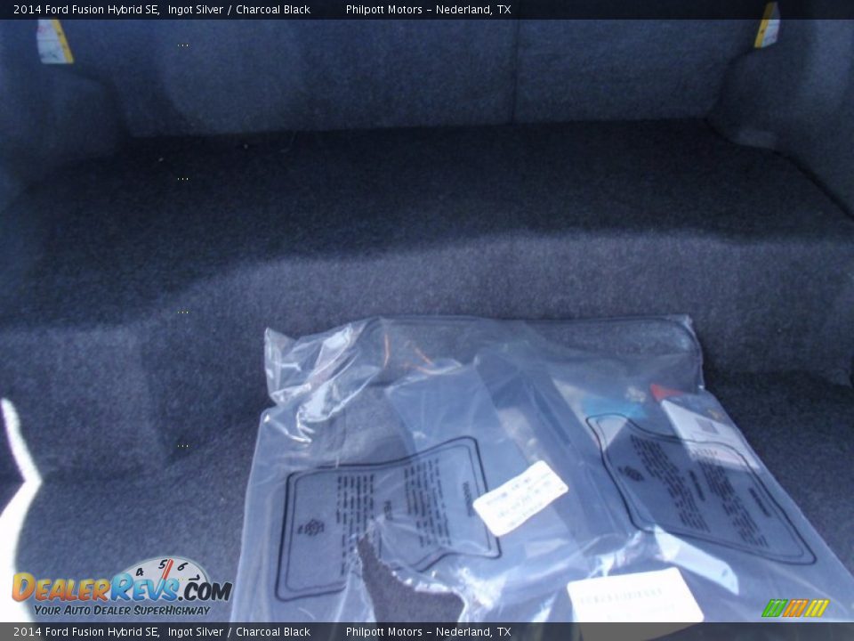 2014 Ford Fusion Hybrid SE Ingot Silver / Charcoal Black Photo #24