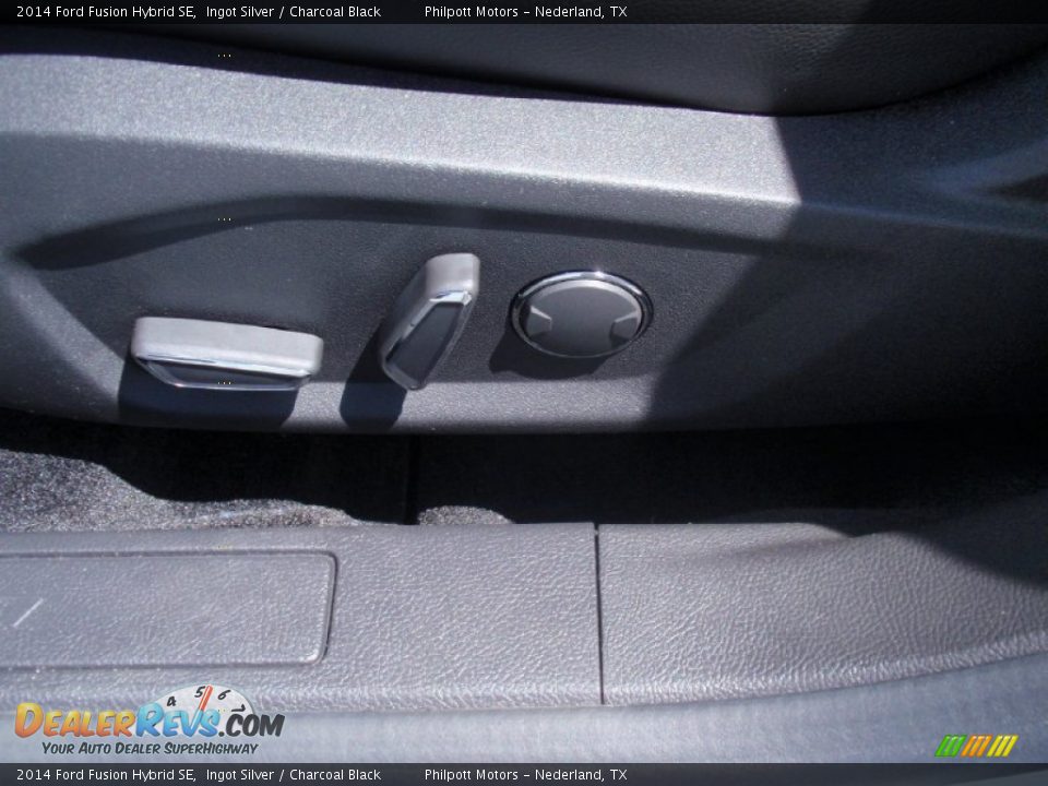 2014 Ford Fusion Hybrid SE Ingot Silver / Charcoal Black Photo #29