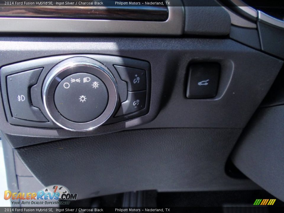 2014 Ford Fusion Hybrid SE Ingot Silver / Charcoal Black Photo #34