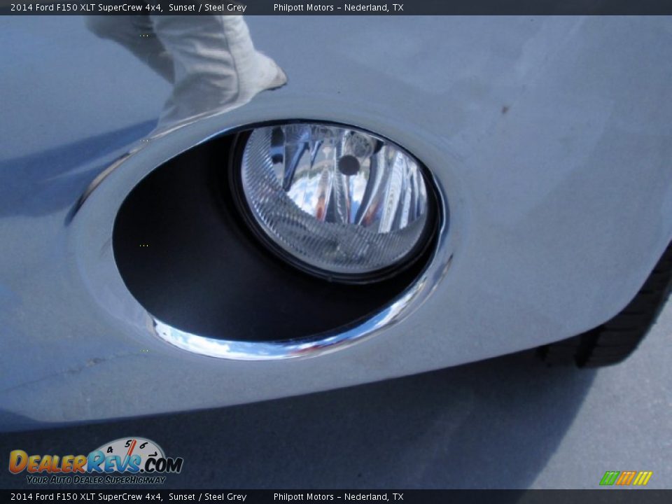 2014 Ford F150 XLT SuperCrew 4x4 Sunset / Steel Grey Photo #10