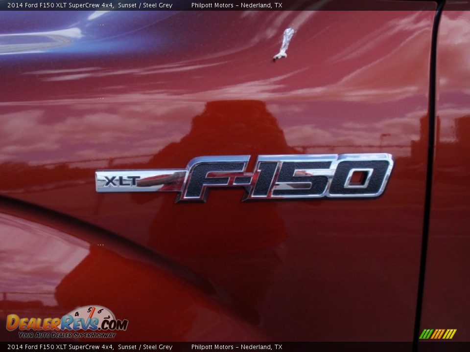 2014 Ford F150 XLT SuperCrew 4x4 Sunset / Steel Grey Photo #13