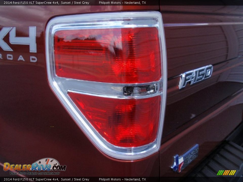 2014 Ford F150 XLT SuperCrew 4x4 Sunset / Steel Grey Photo #18