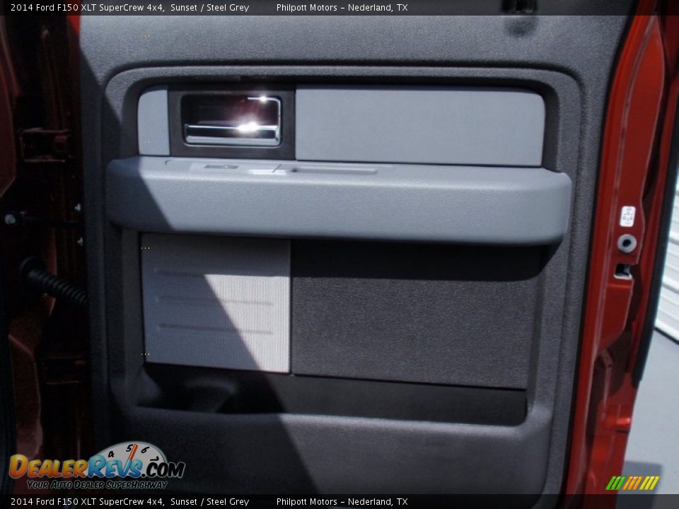 2014 Ford F150 XLT SuperCrew 4x4 Sunset / Steel Grey Photo #25