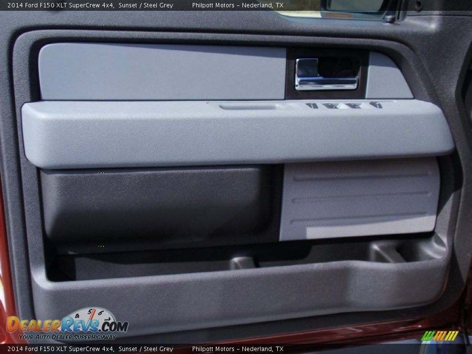 2014 Ford F150 XLT SuperCrew 4x4 Sunset / Steel Grey Photo #27