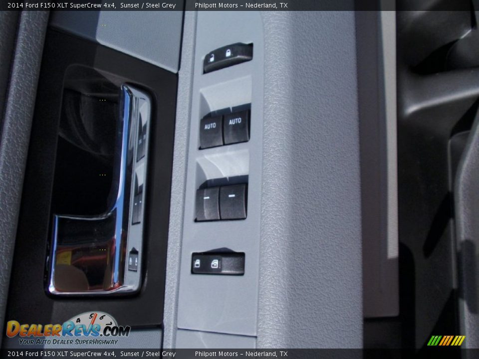 2014 Ford F150 XLT SuperCrew 4x4 Sunset / Steel Grey Photo #28