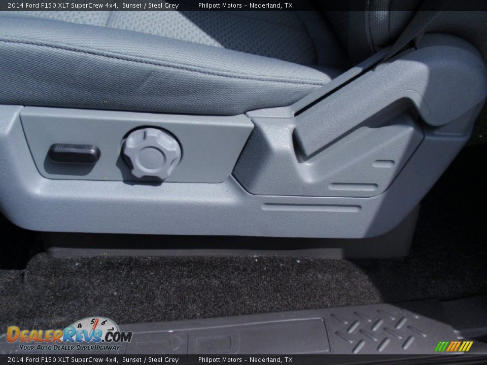 2014 Ford F150 XLT SuperCrew 4x4 Sunset / Steel Grey Photo #31