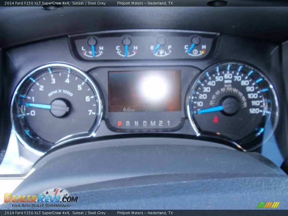 2014 Ford F150 XLT SuperCrew 4x4 Sunset / Steel Grey Photo #35