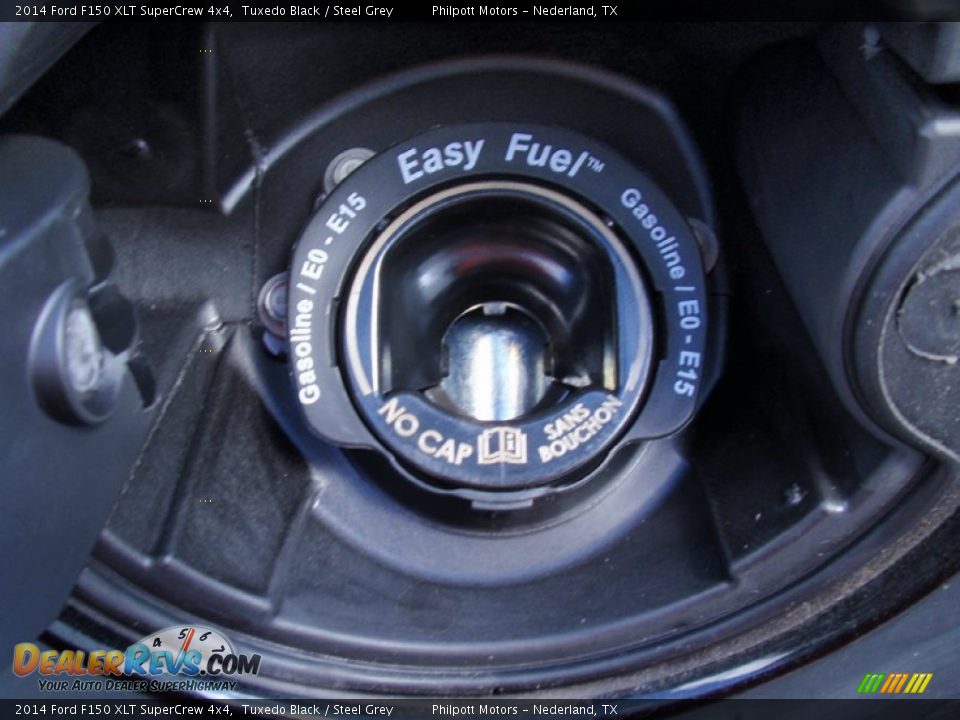 2014 Ford F150 XLT SuperCrew 4x4 Tuxedo Black / Steel Grey Photo #17