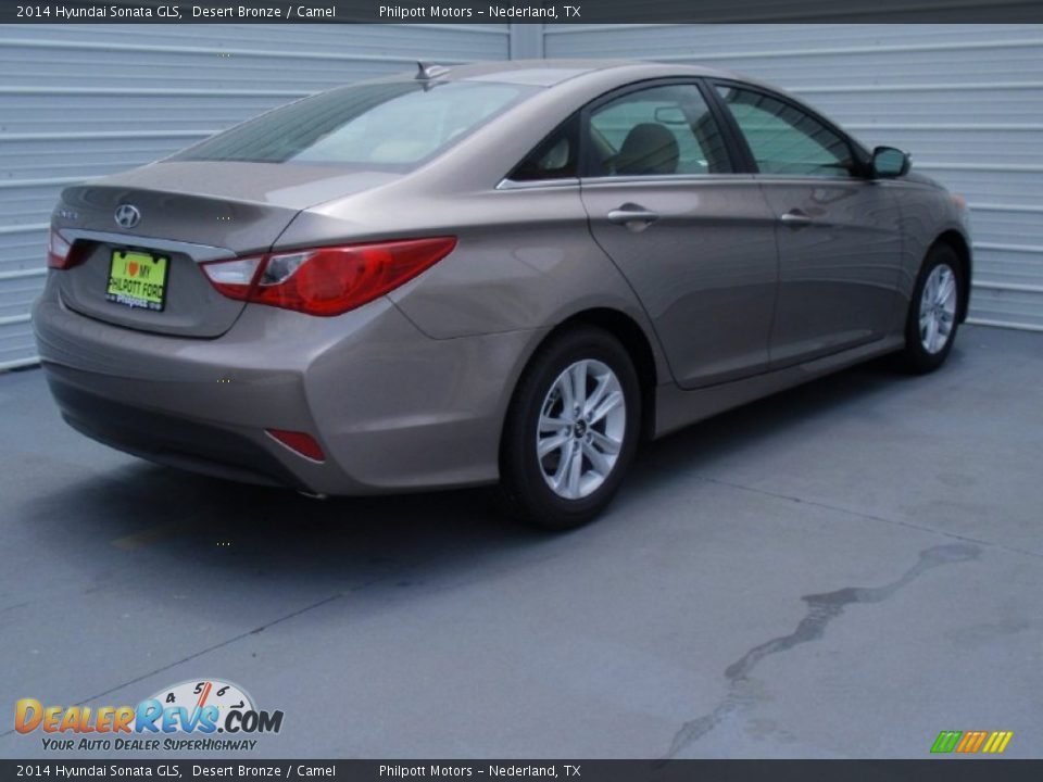 2014 Hyundai Sonata GLS Desert Bronze / Camel Photo #4