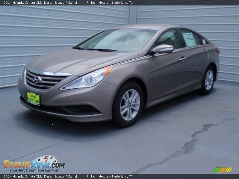 2014 Hyundai Sonata GLS Desert Bronze / Camel Photo #7
