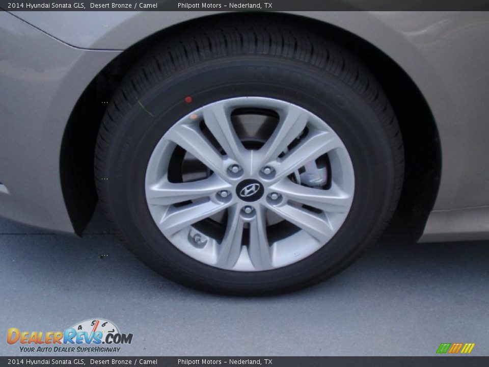 2014 Hyundai Sonata GLS Desert Bronze / Camel Photo #11