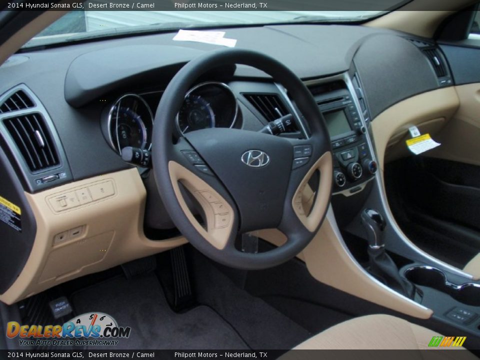 2014 Hyundai Sonata GLS Desert Bronze / Camel Photo #23