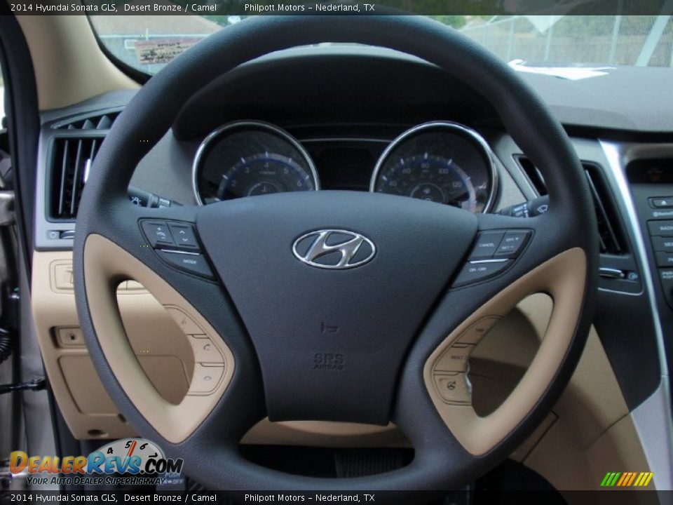 2014 Hyundai Sonata GLS Desert Bronze / Camel Photo #29