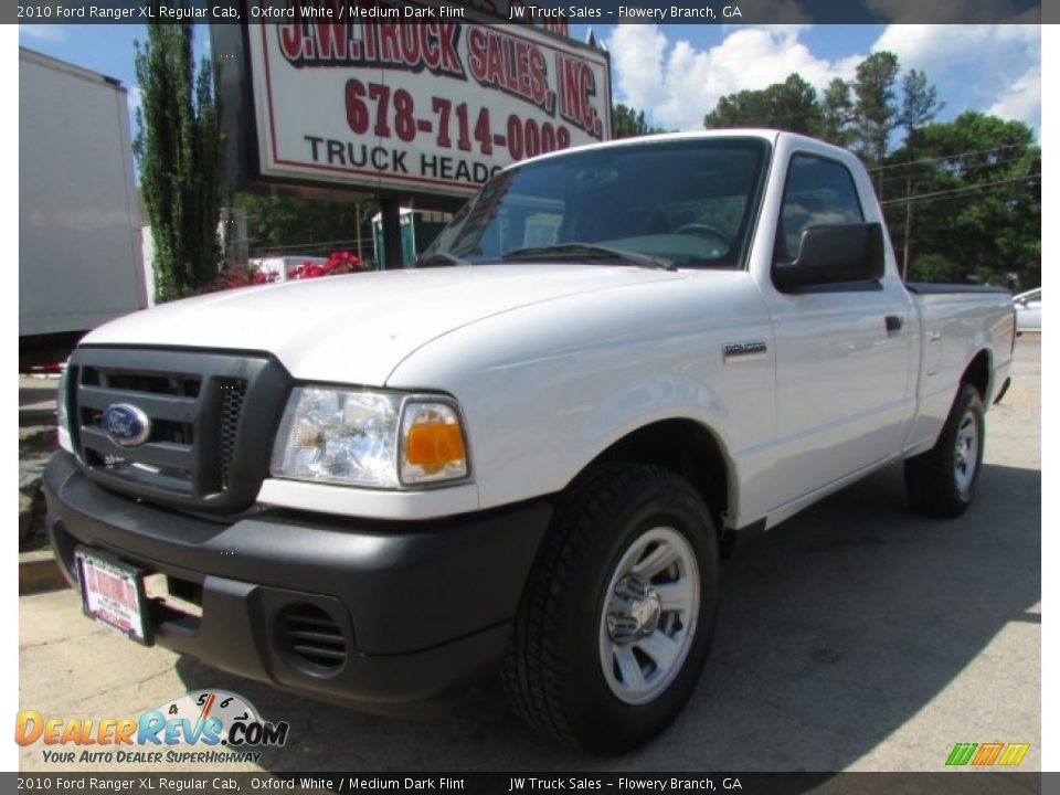 2010 Ford Ranger XL Regular Cab Oxford White / Medium Dark Flint Photo #1