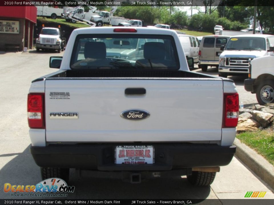 2010 Ford Ranger XL Regular Cab Oxford White / Medium Dark Flint Photo #5