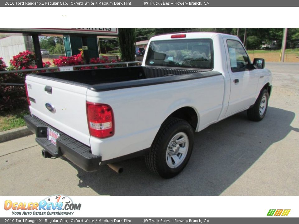 2010 Ford Ranger XL Regular Cab Oxford White / Medium Dark Flint Photo #6