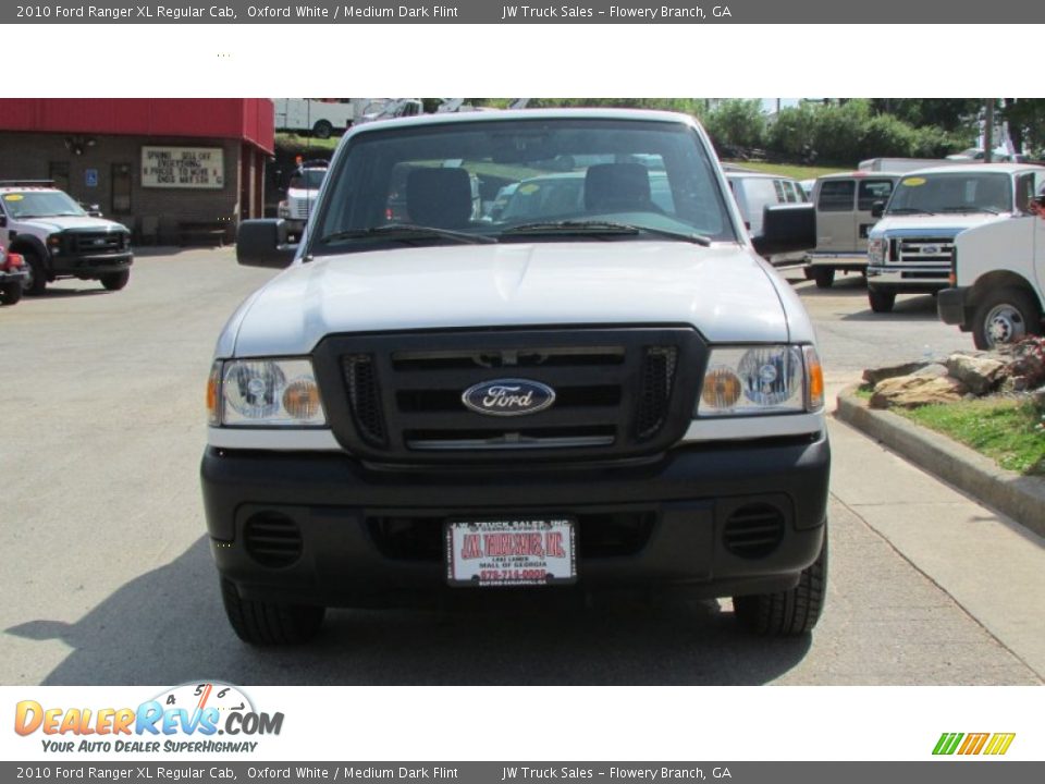 2010 Ford Ranger XL Regular Cab Oxford White / Medium Dark Flint Photo #10