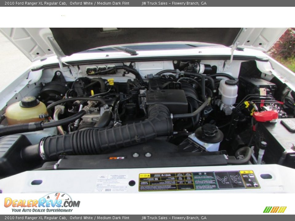2010 Ford Ranger XL Regular Cab Oxford White / Medium Dark Flint Photo #11